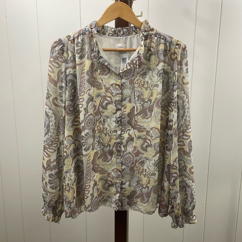 Aritzia Wilfred NWT Alexis Blouse